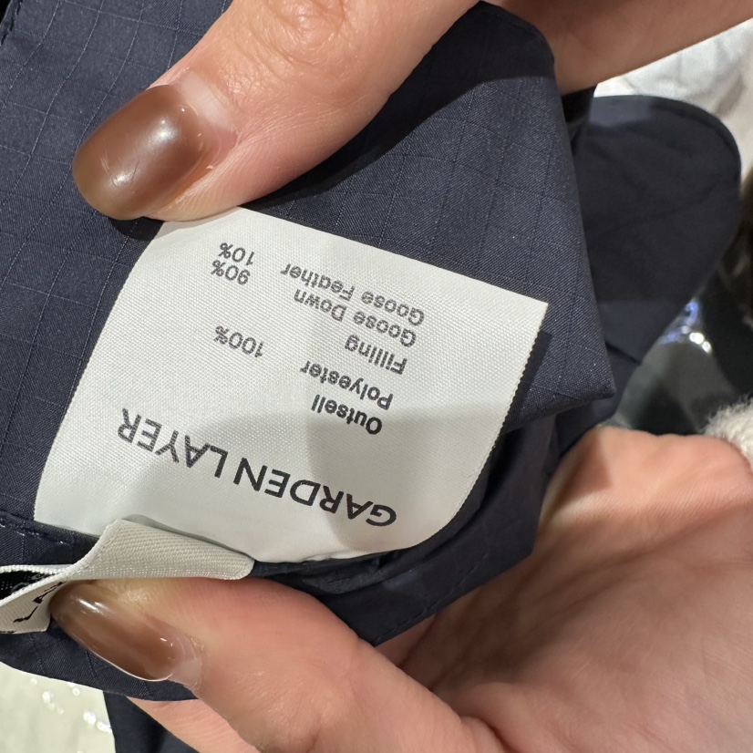 GARDEN LAYER東大門直郵女裝新款休閑短款羽絨服兩面穿雙面絎縫鵝絨GARDEN LAYER短款羽絨服