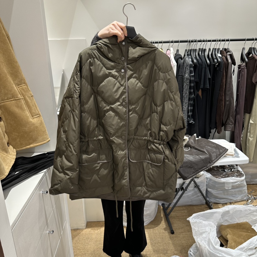 GARDEN LAYER東大門直郵女裝新款休閑短款羽絨服兩面穿雙面絎縫鵝絨GARDEN LAYER短款羽絨服圖色2