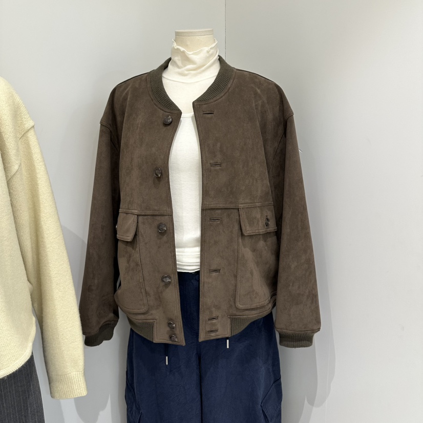 IRVINE東大門實拍女士新品人氣真品推薦休閑時尚熱賣夾克IRVINE夾克圖色2咖色