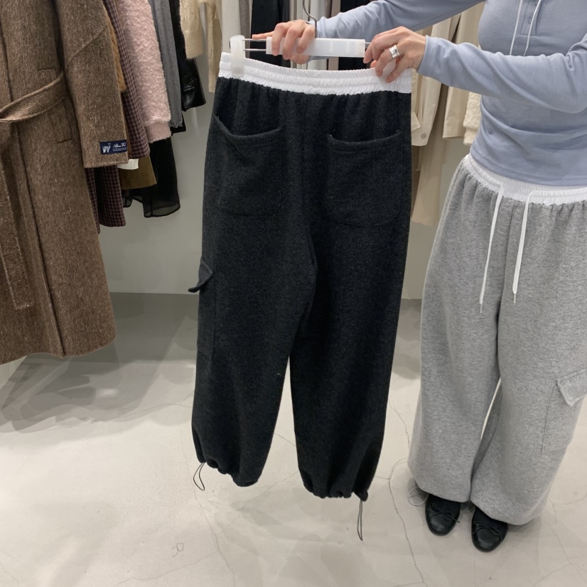 ALMOND東大門直郵女裝新款休閑真品熱賣人氣休閑褲羊毛褲ALMOND休閑褲