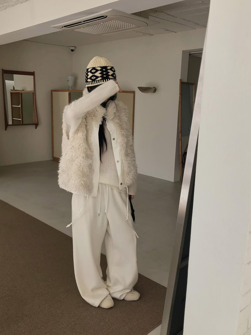 ALMOND東大門直郵女裝新款休閑真品熱賣人氣休閑褲羊毛褲ALMOND休閑褲
