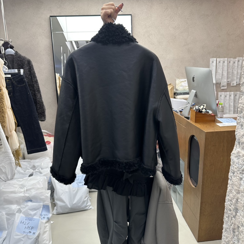 GLASS韓國直郵女裝新款人氣熱賣真品時尚休閑推薦夾克兩面穿GLASS夾克