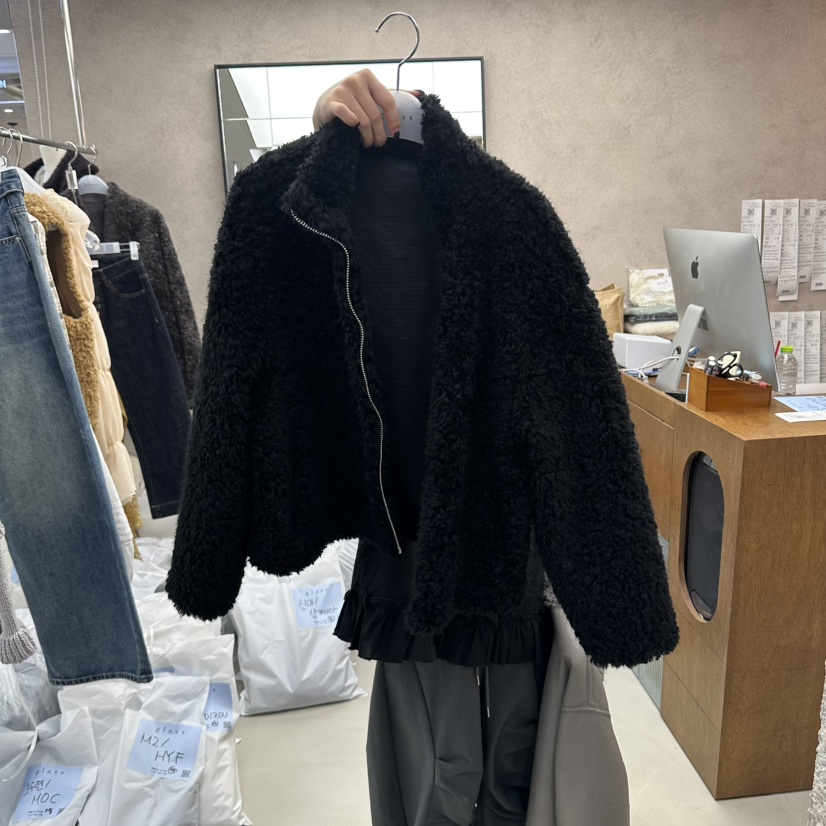 GLASS韓國直郵女裝新款人氣熱賣真品時尚休閑推薦夾克兩面穿GLASS夾克