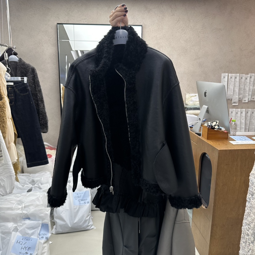 GLASS韓國直郵女裝新款人氣熱賣真品時尚休閑推薦夾克兩面穿GLASS夾克圖色2