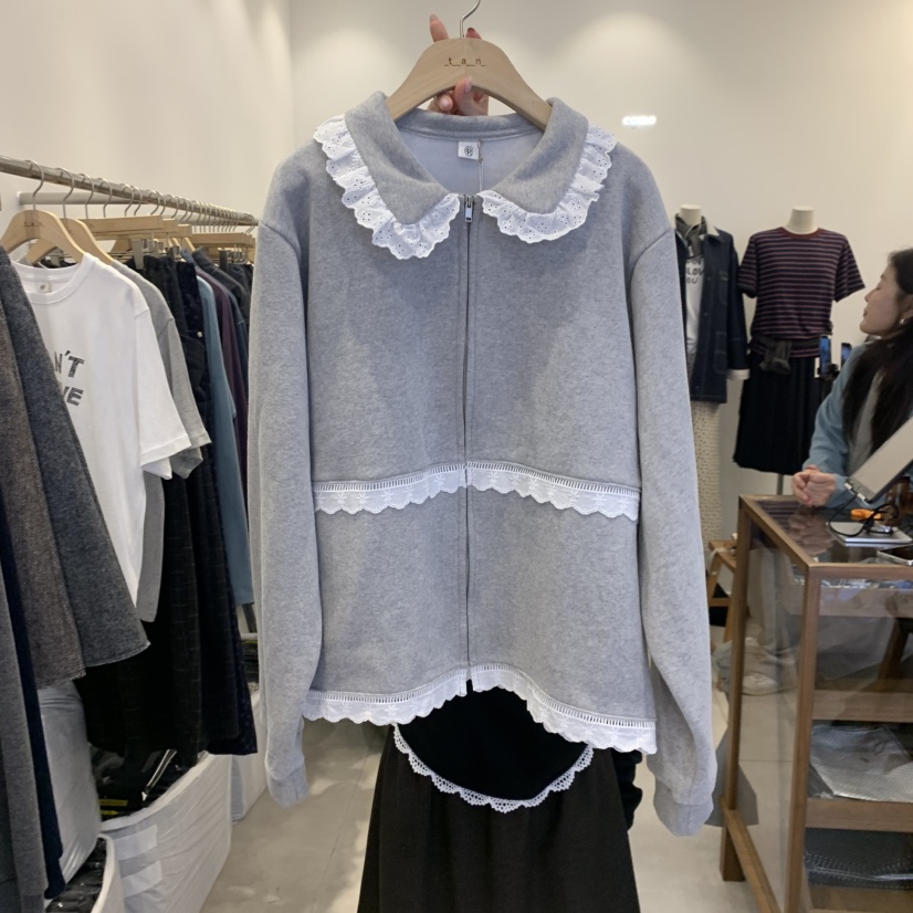 TAN&amp;COMO東大門直郵女士新品人氣休閑熱賣真品推薦衛衣tan-COMO衛衣圖色1灰