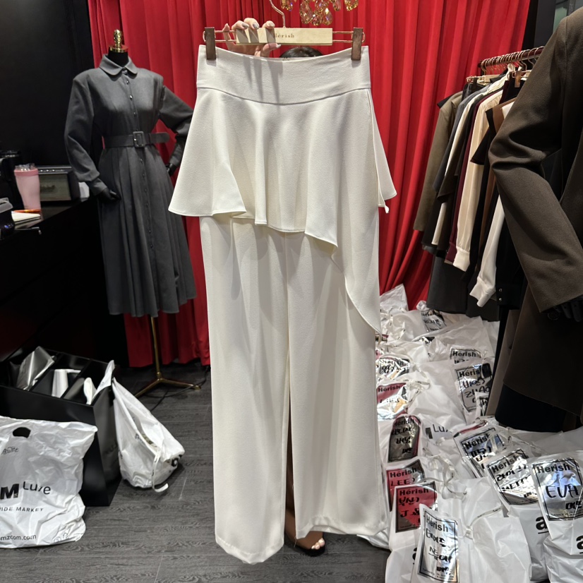 HERISH-HAUTE東大門實拍女士新品推薦人氣時尚真品休閑裙褲Herish-Haute裙褲圖色2