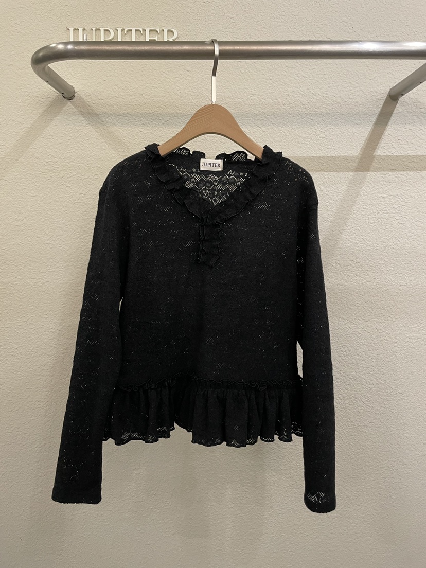 JUPITER東大門實拍女士新品時尚真品熱賣推薦人氣襯衫蕾絲衫JUPITER襯衫/蕾絲衫圖色3