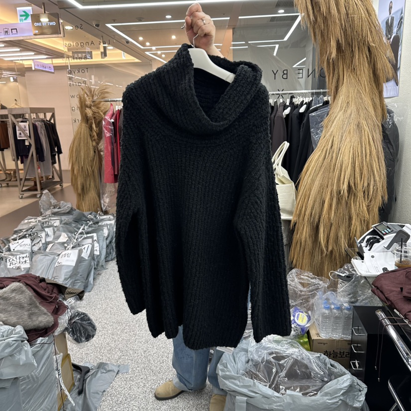 ONEBYTWO東大門實拍女裝新品真品人氣休閑時尚推薦熱賣毛衣ONE BY TWO-L毛衣圖色3
