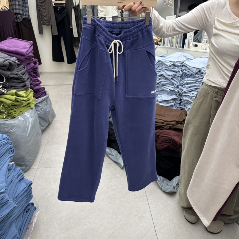 I MFACT東大門代購女士新品時尚真品推薦熱賣休閑褲加絨I MFACT休閑褲圖色2