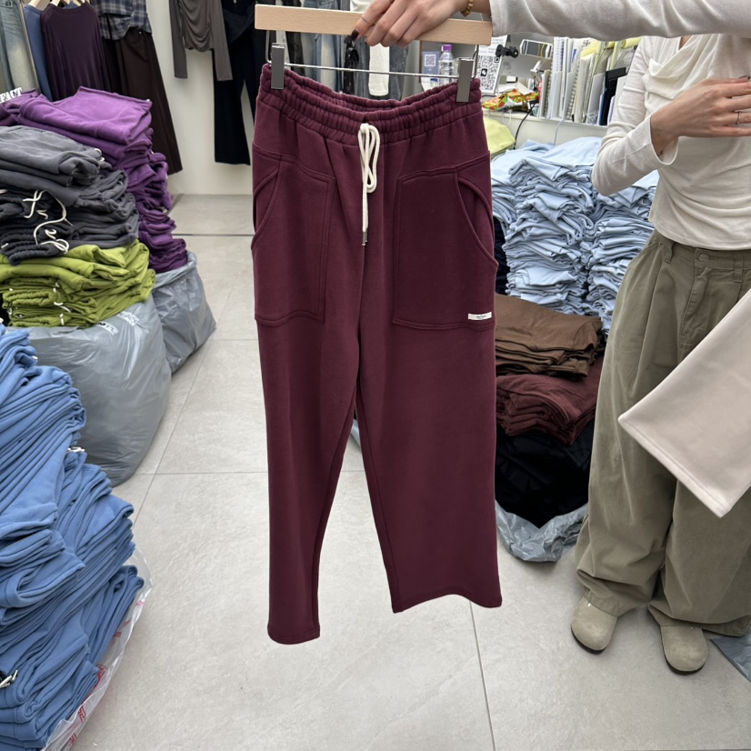 I MFACT東大門代購女士新品時尚真品推薦熱賣休閑褲加絨I MFACT休閑褲圖色3