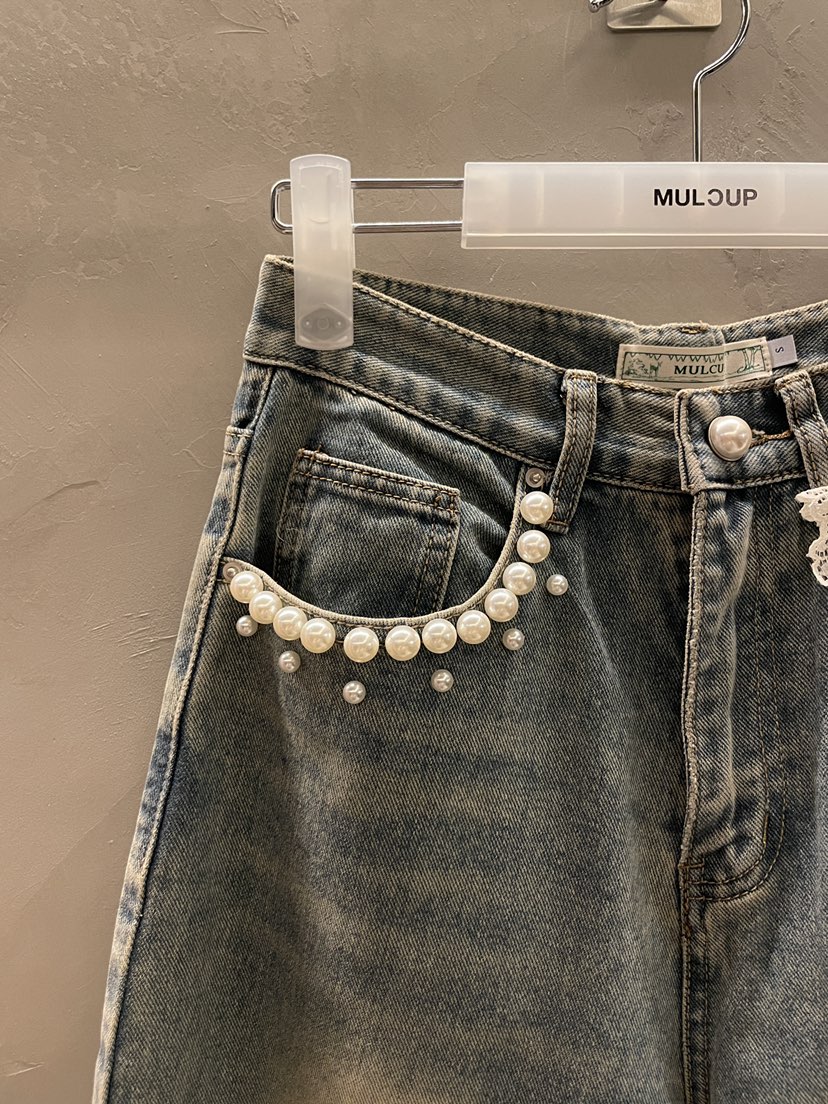 MULCUP東大門直郵女士新品人氣真品時尚熱賣休閑推薦牛仔褲MULCUP牛仔褲