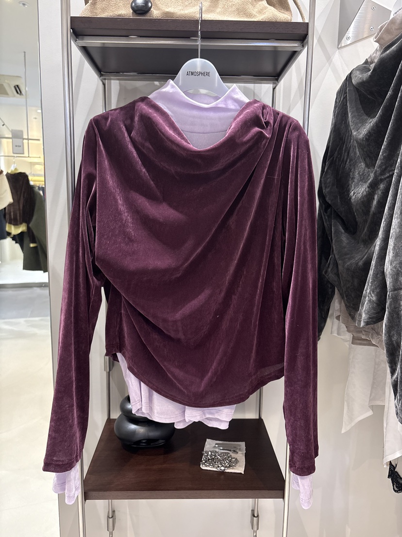 ATMOSPHERE東大門實拍女士新品人氣時尚推薦熱賣真品長袖T恤ATMOSPHERE長袖T恤圖色1