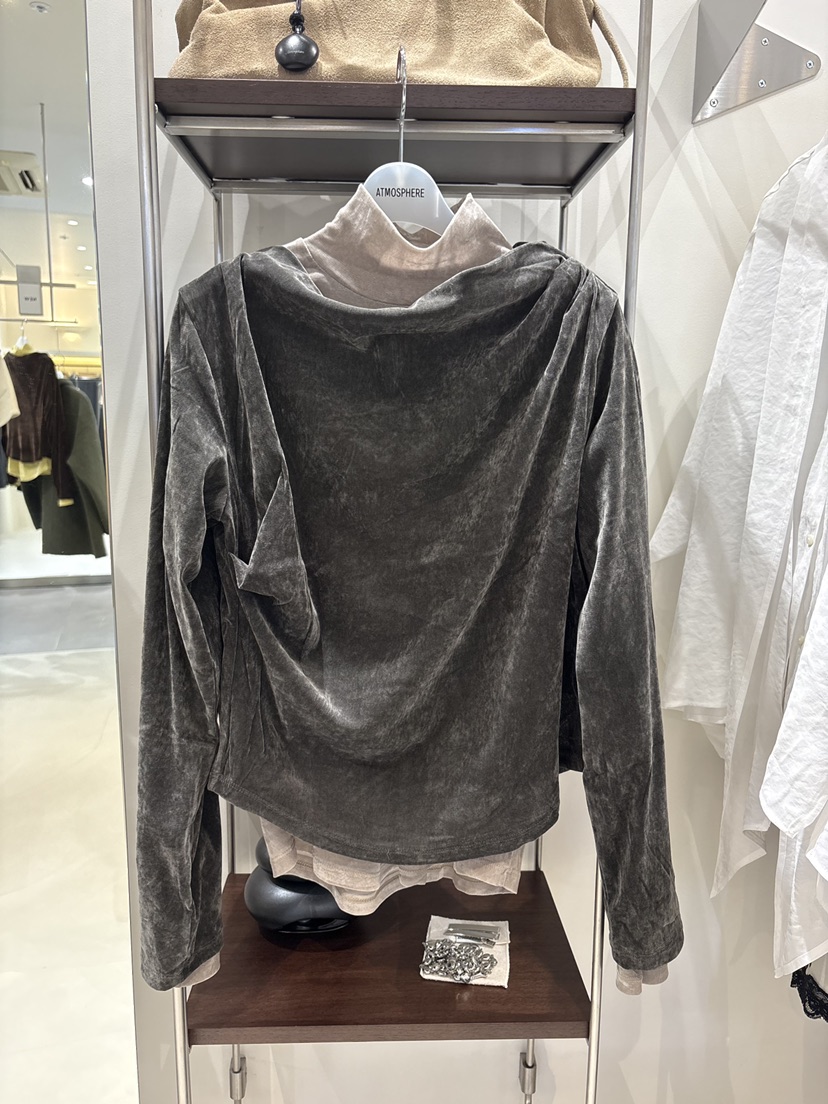ATMOSPHERE東大門實拍女士新品人氣時尚推薦熱賣真品長袖T恤ATMOSPHERE長袖T恤圖色2