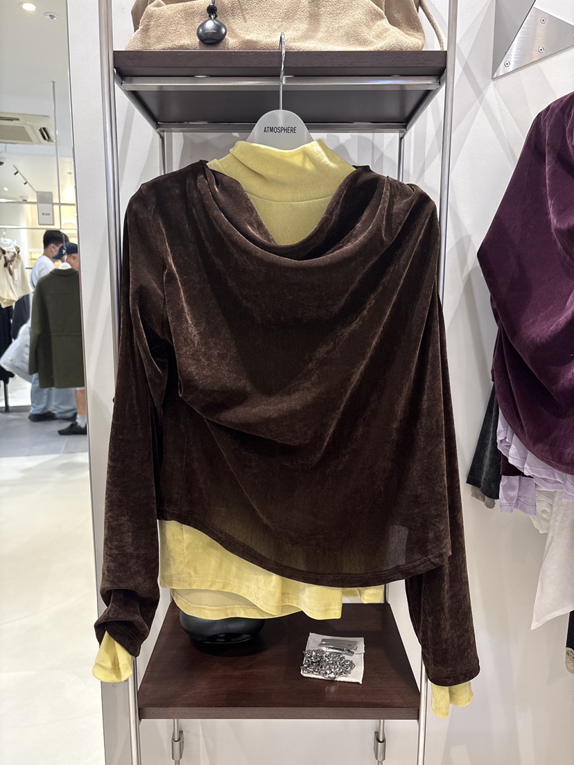 ATMOSPHERE東大門實拍女士新品人氣時尚推薦熱賣真品長袖T恤ATMOSPHERE長袖T恤圖色3