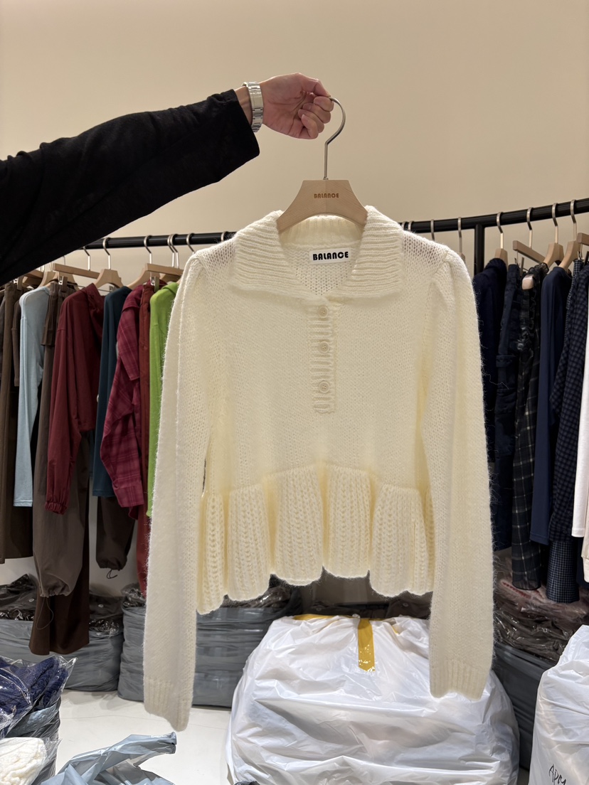 BALANCE韓國代購女士新款休閑真品時尚熱賣人氣推薦毛衣BALANCE毛衣圖色1
