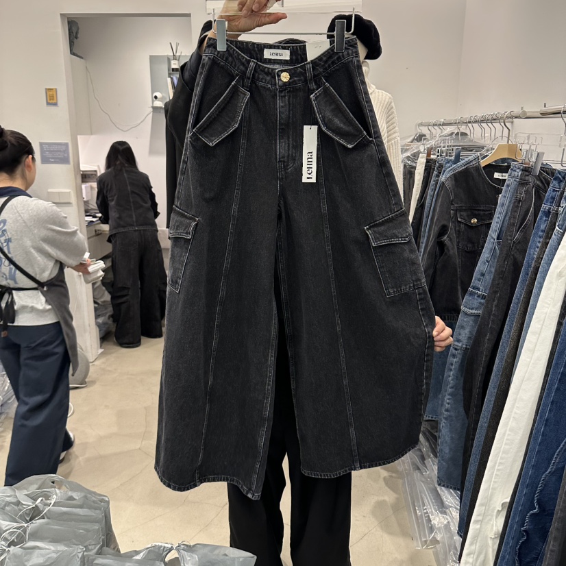 LEHNA韓國直郵女士新款人氣熱賣時尚推薦真品休閑牛仔褲LeHna牛仔褲圖色2