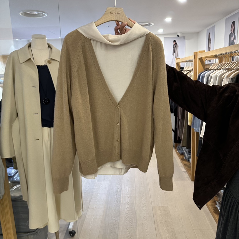 ROUNDER韓國直郵女裝新品真品人氣推薦休閑熱賣開衫不含內搭ROUNDER開衫圖色1