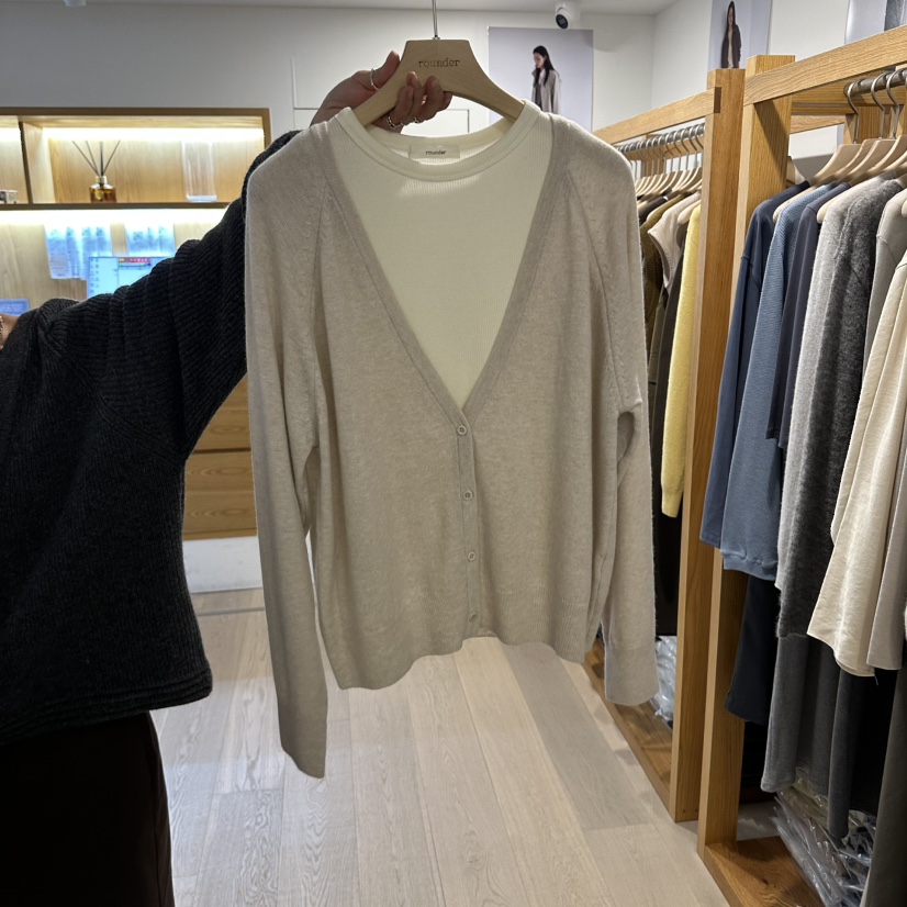 ROUNDER韓國直郵女裝新品真品人氣推薦休閑熱賣開衫不含內搭ROUNDER開衫圖色2