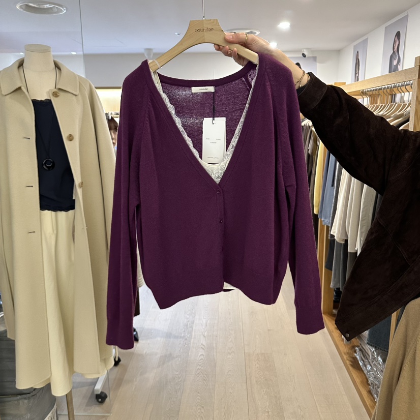 ROUNDER韓國直郵女裝新品真品人氣推薦休閑熱賣開衫不含內搭ROUNDER開衫圖色4