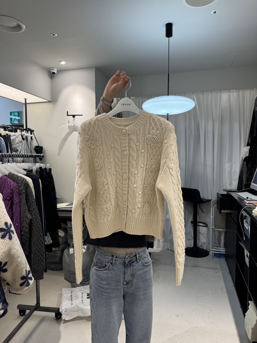 OLI SEOUL東大門實拍女士新品人氣熱賣時尚休閑推薦開衫OLI SEOUL開衫圖色1