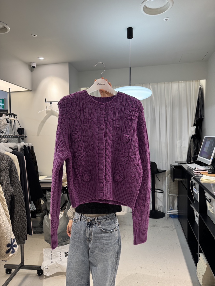 OLI SEOUL東大門實拍女士新品人氣熱賣時尚休閑推薦開衫OLI SEOUL開衫圖色2