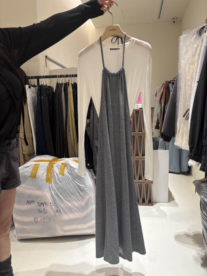 BALANCE東大門實拍女裝新品真品熱賣推薦時尚休閑人氣連衣裙BALANCE連衣裙圖色1
