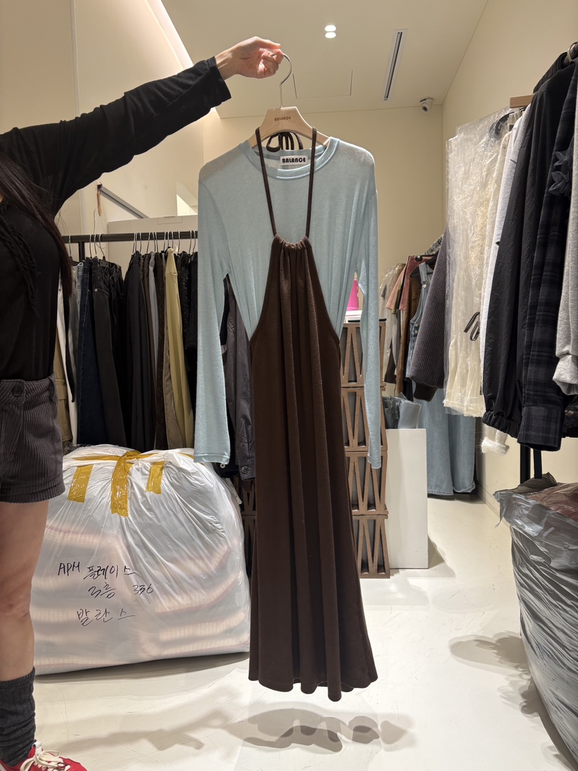 BALANCE東大門實拍女裝新品真品熱賣推薦時尚休閑人氣連衣裙BALANCE連衣裙圖色2