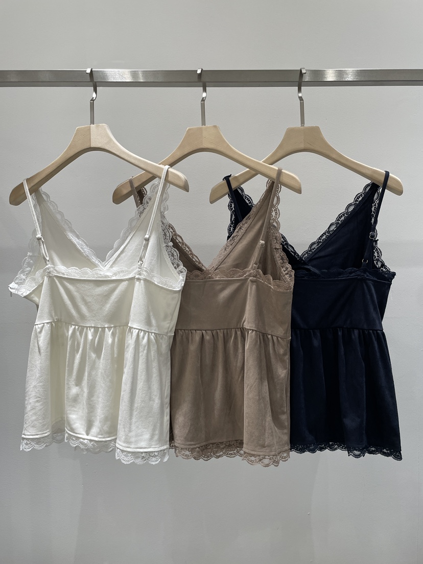 RE STYLE-Q韓國直郵女裝新品休閑真品人氣熱賣吊帶背心絨RE STYLE吊帶/背心