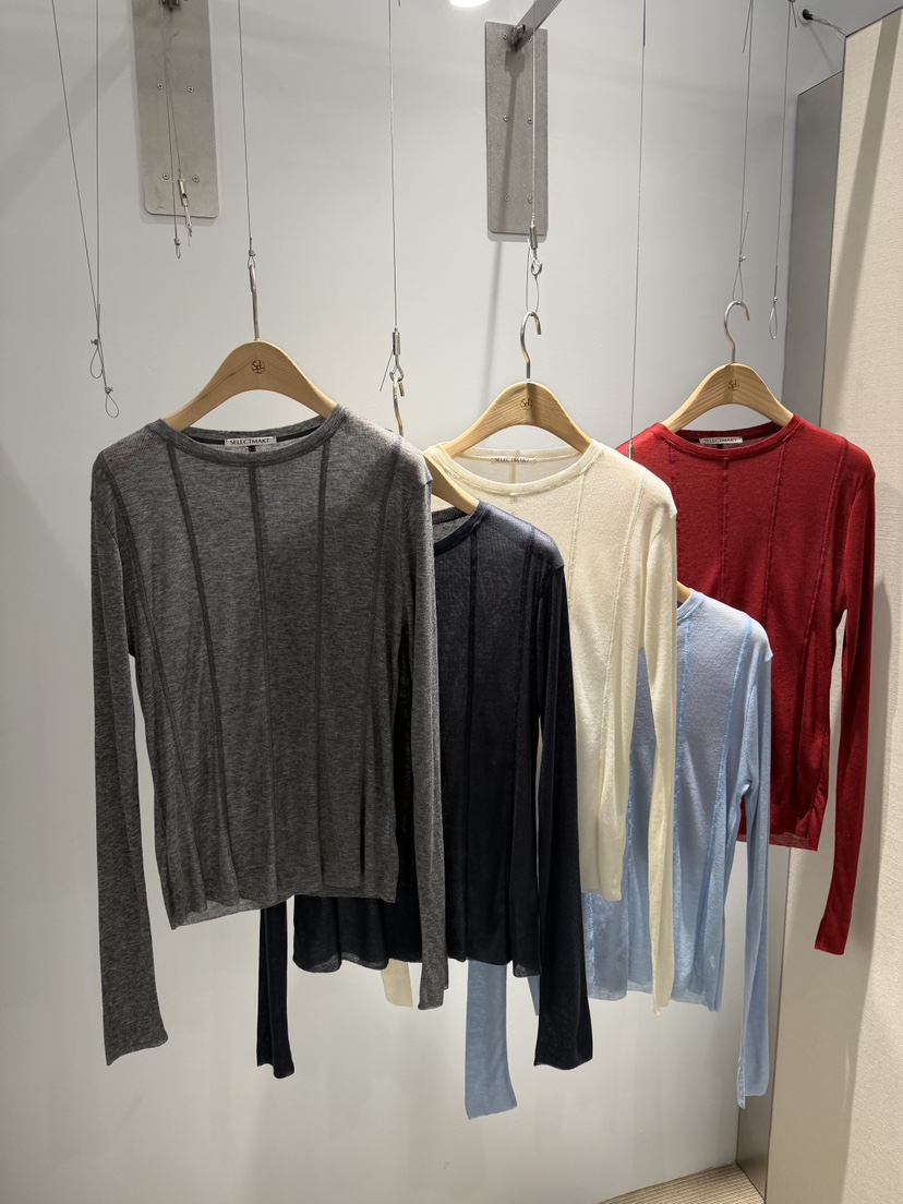 SELECT MARKET韓國代購女裝新品休閑真品推薦熱賣長袖T恤SELECT MARKET長袖T恤