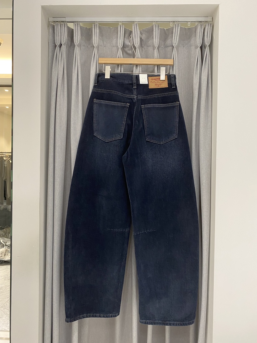 GRAYMELLOW韓國直郵女士新品時尚熱賣推薦休閑真品牛仔褲GRAYMELLOW牛仔褲
