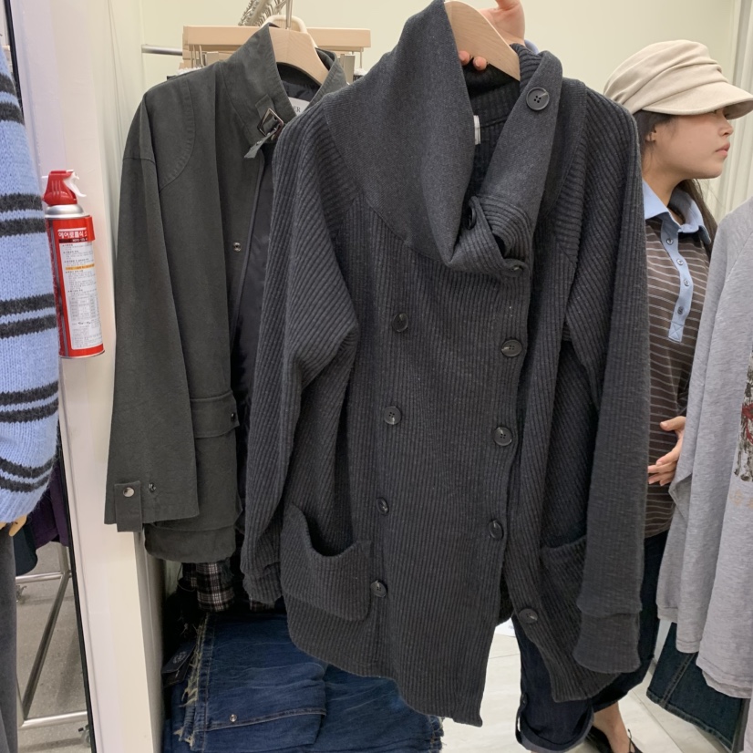 POWDER東大門直郵女士新品推薦休閑真品熱賣人氣開衫開衫POWDER開衫圖色2