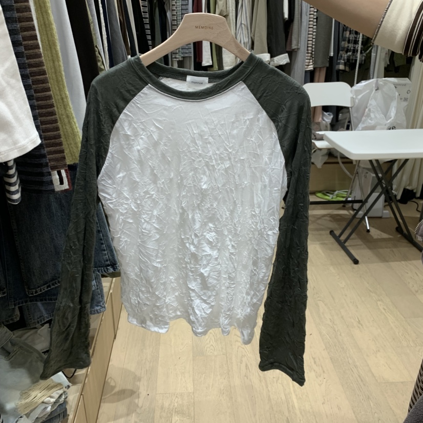 MONROE韓國直郵女裝新款休閑時尚推薦真品人氣熱賣長袖T恤MONROE長袖T恤圖色2