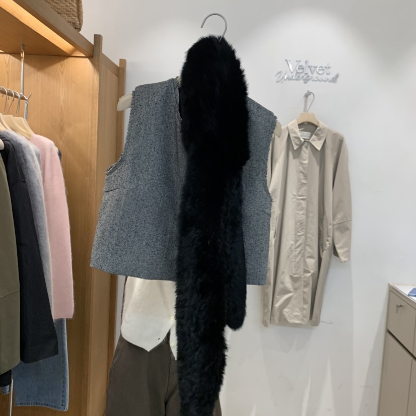 VELVET UNDERGROUND東大門實拍女裝新品推薦圍巾披肩毛皮圍巾VELVET UNDERGROUND圍巾/披肩圖色2