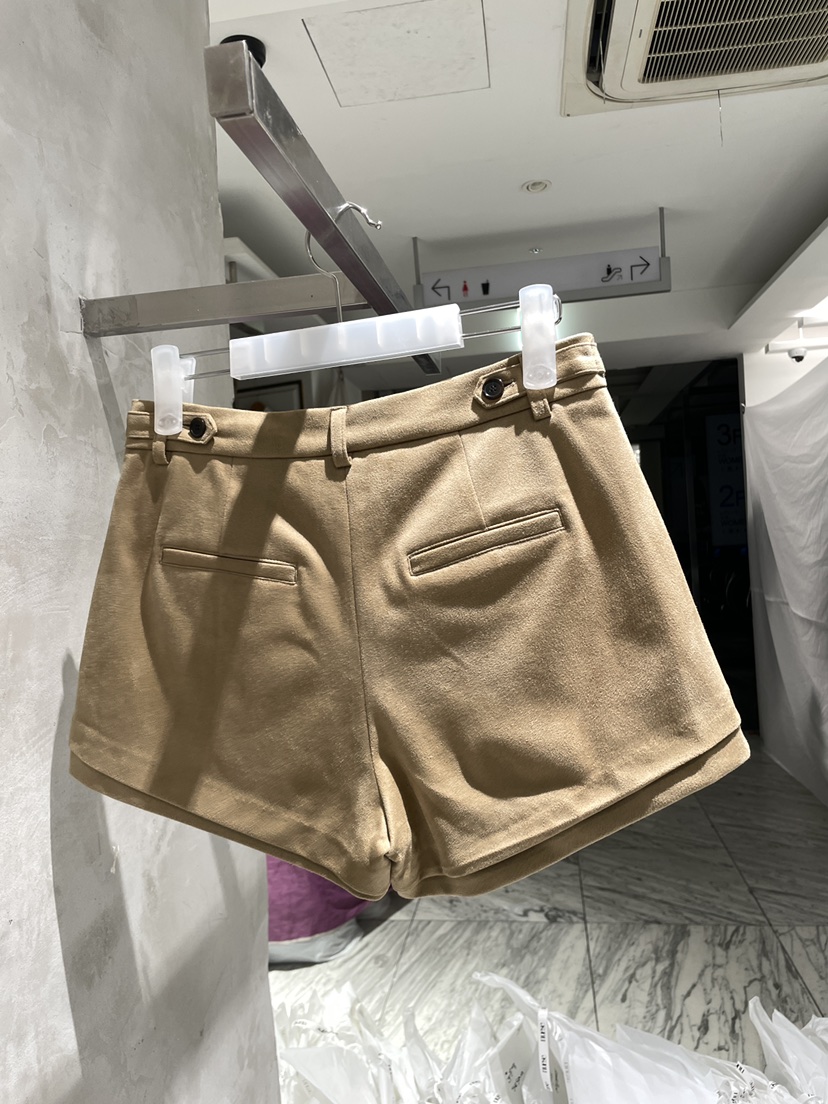 NUESE韓國直郵女裝新款真品時尚人氣熱賣休閑推薦短褲麂皮NUESE短褲