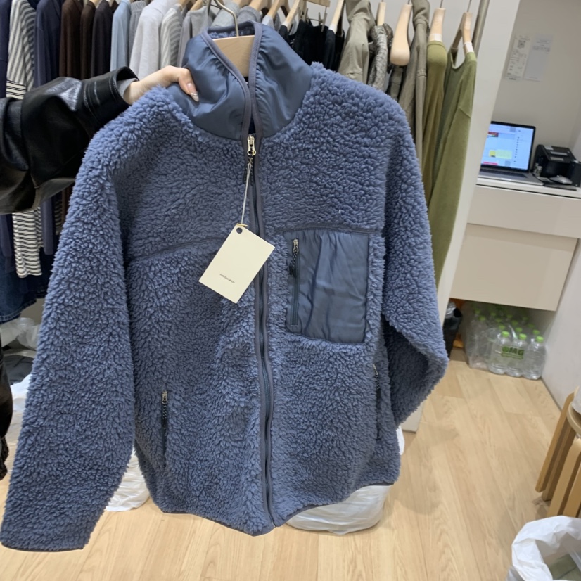 HAUS-A東大門代購女裝新品人氣熱賣推薦時尚真品夾克抓絨HAUSWOMEN夾克圖色1