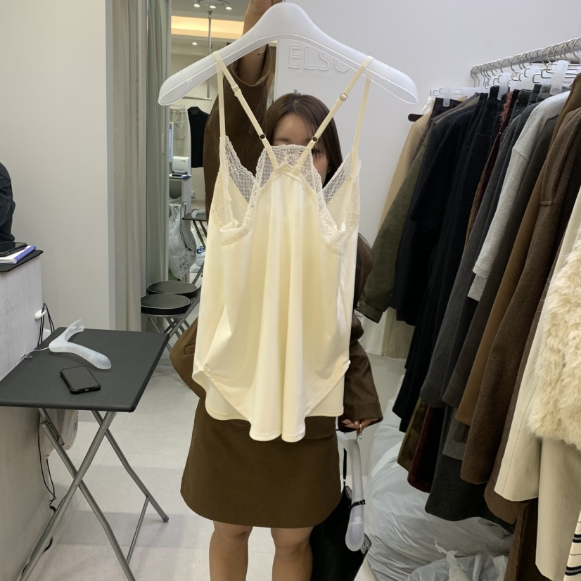 ELSON東大門直郵女士新款休閑熱賣真品時尚人氣推薦吊帶背心ELSON吊帶/背心