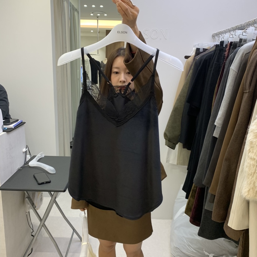 ELSON東大門直郵女士新款休閑熱賣真品時尚人氣推薦吊帶背心ELSON吊帶/背心圖色2