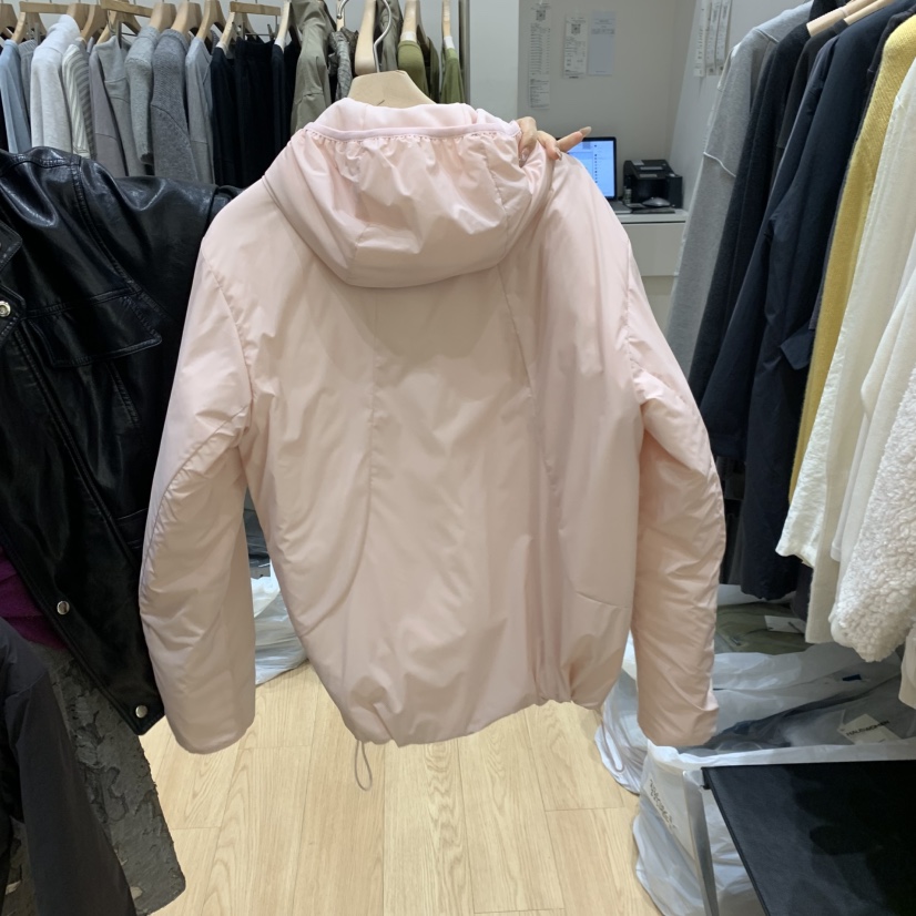 HAUS-A東大門實拍女士新款休閑推薦短款棉服羽絨服拉鏈棉質HAUSWOMEN短款棉服