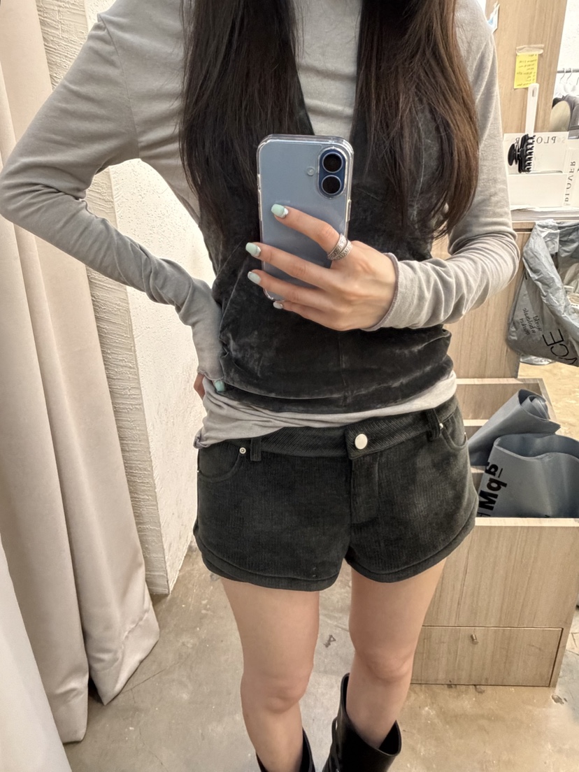 PLOVER韓國直郵女裝新款時尚休閑真品熱賣人氣套裝天鵝絨PLO_VER套裝