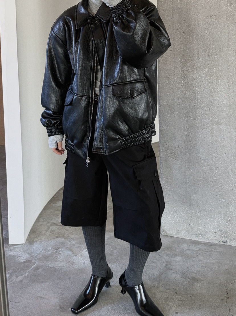 BEAMING SEOUL東大門代購女裝新款人氣真品時尚皮衣皮革BEAMING SEOUL皮衣