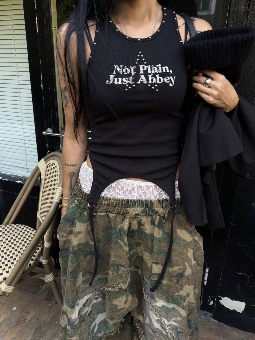 ABBEYLEE韓國代購女裝新款時尚休閑真品熱賣人氣吊帶背心ABBEYLEE吊帶/背心圖色3