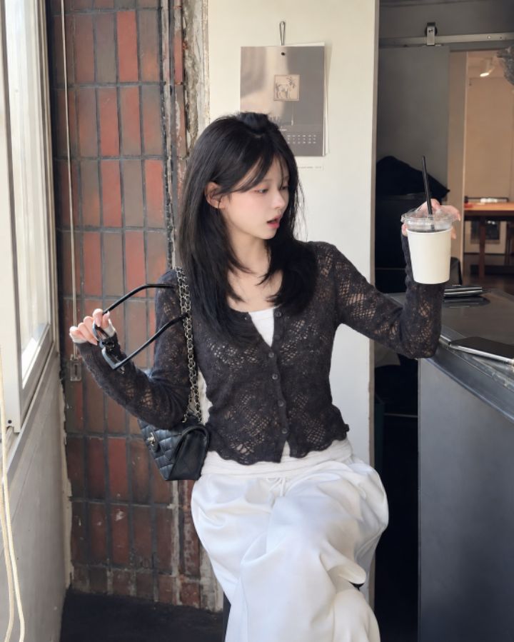 HEY/TO SEWING韓國代購女裝新品休閑熱賣時尚真品推薦開衫BY HEY/TO SEWING開衫