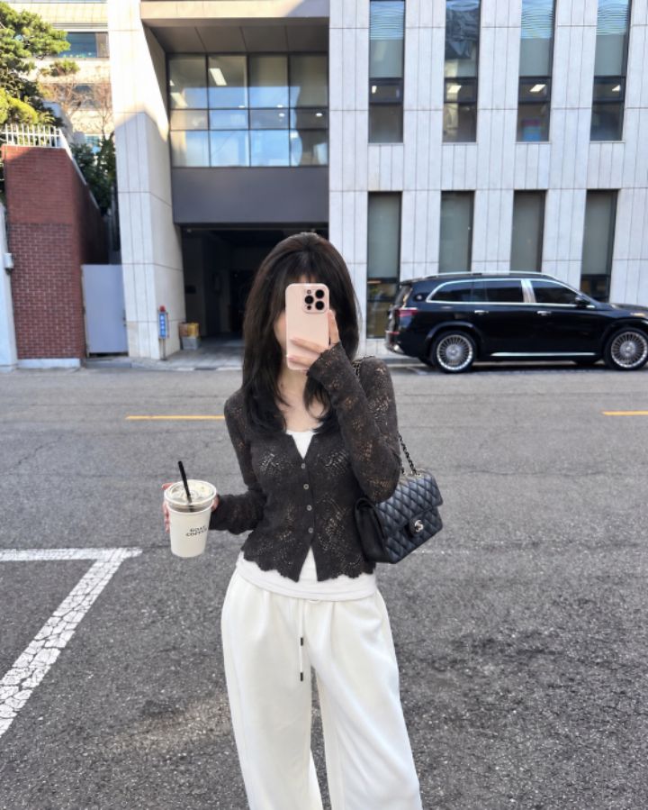 HEY/TO SEWING韓國代購女裝新品休閑熱賣時尚真品推薦開衫BY HEY/TO SEWING開衫