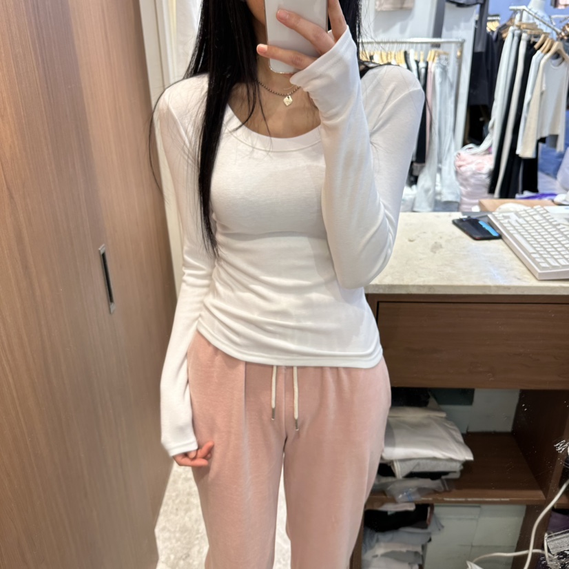 ON THE MODE東大門代購女士新品熱賣推薦人氣時尚長袖T恤ON THE MODE長袖T恤圖色1