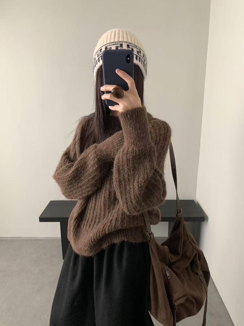 BONHEUR韓國代購女裝新款時尚推薦真品休閑人氣熱賣針織衫BONHEUR-2件起針織衫