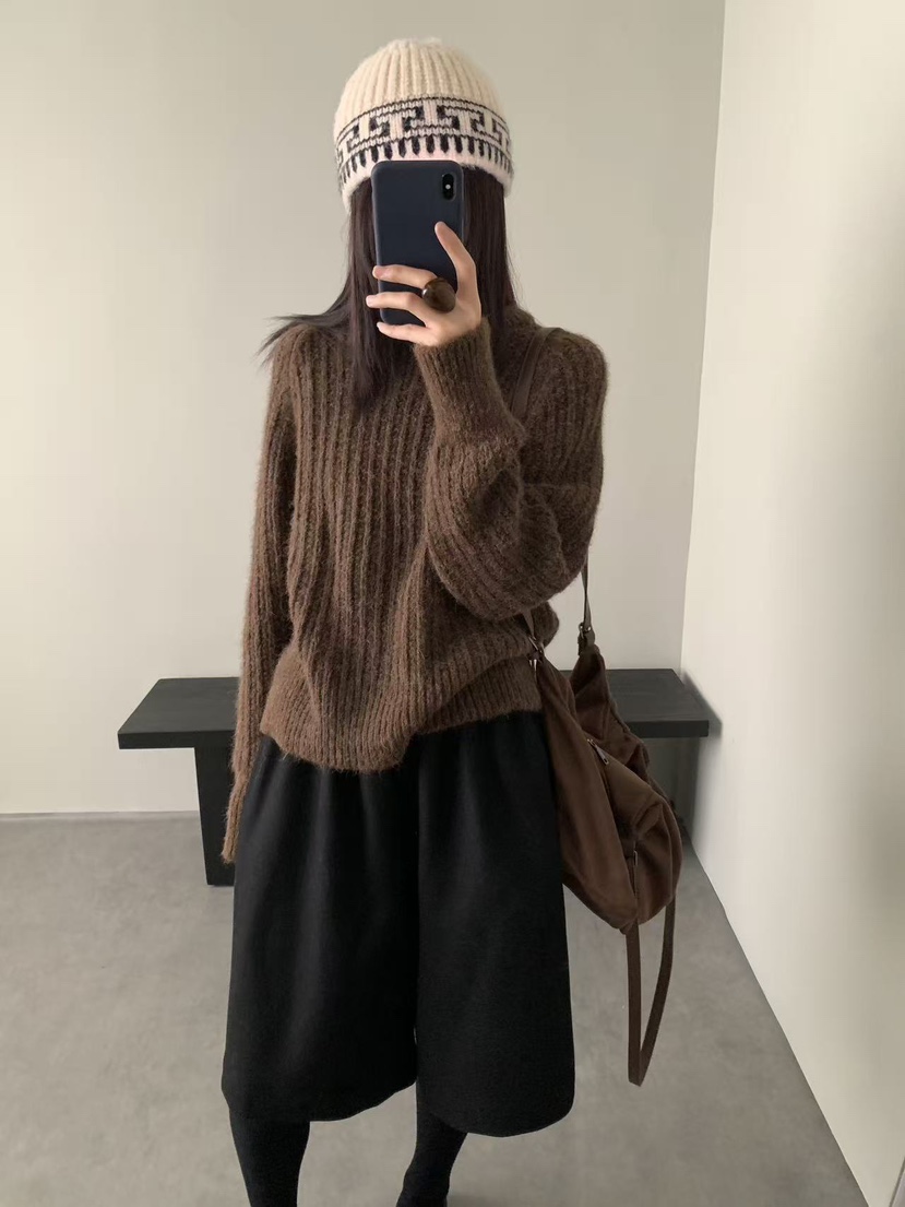 BONHEUR韓國代購女裝新款時尚推薦真品休閑人氣熱賣針織衫BONHEUR-2件起針織衫