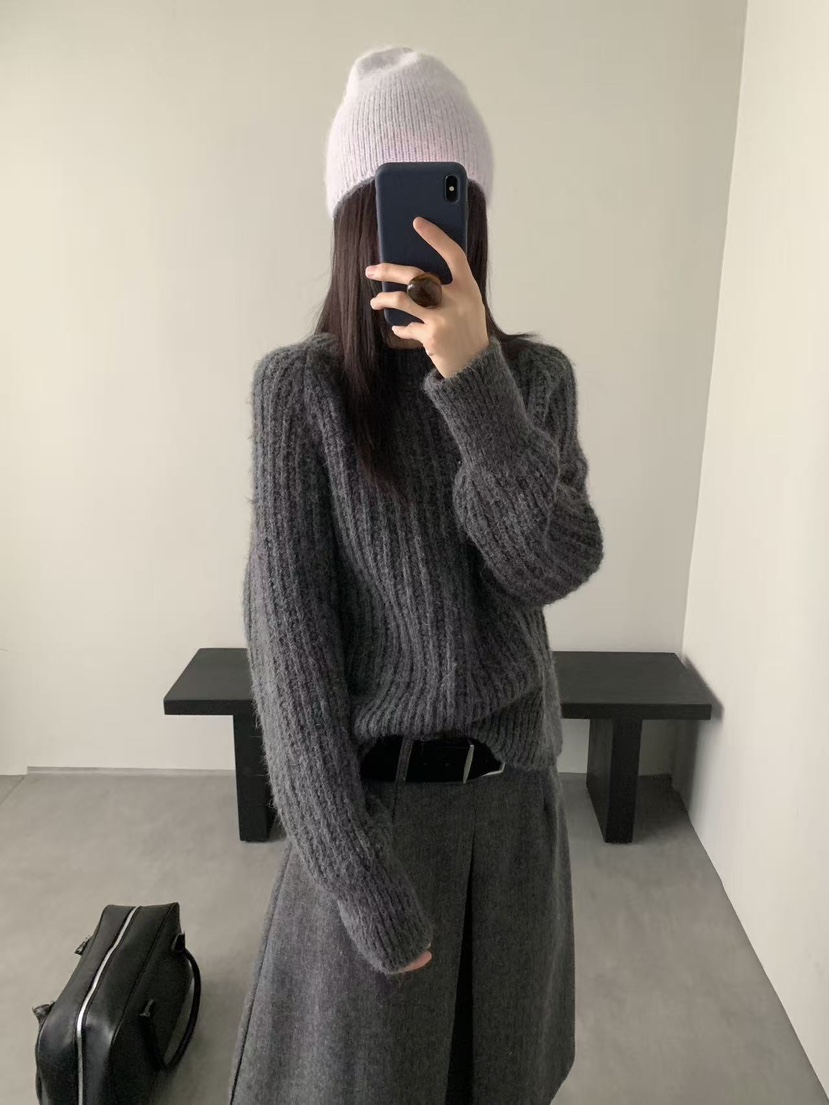 BONHEUR韓國代購女裝新款時尚推薦真品休閑人氣熱賣針織衫BONHEUR-2件起針織衫