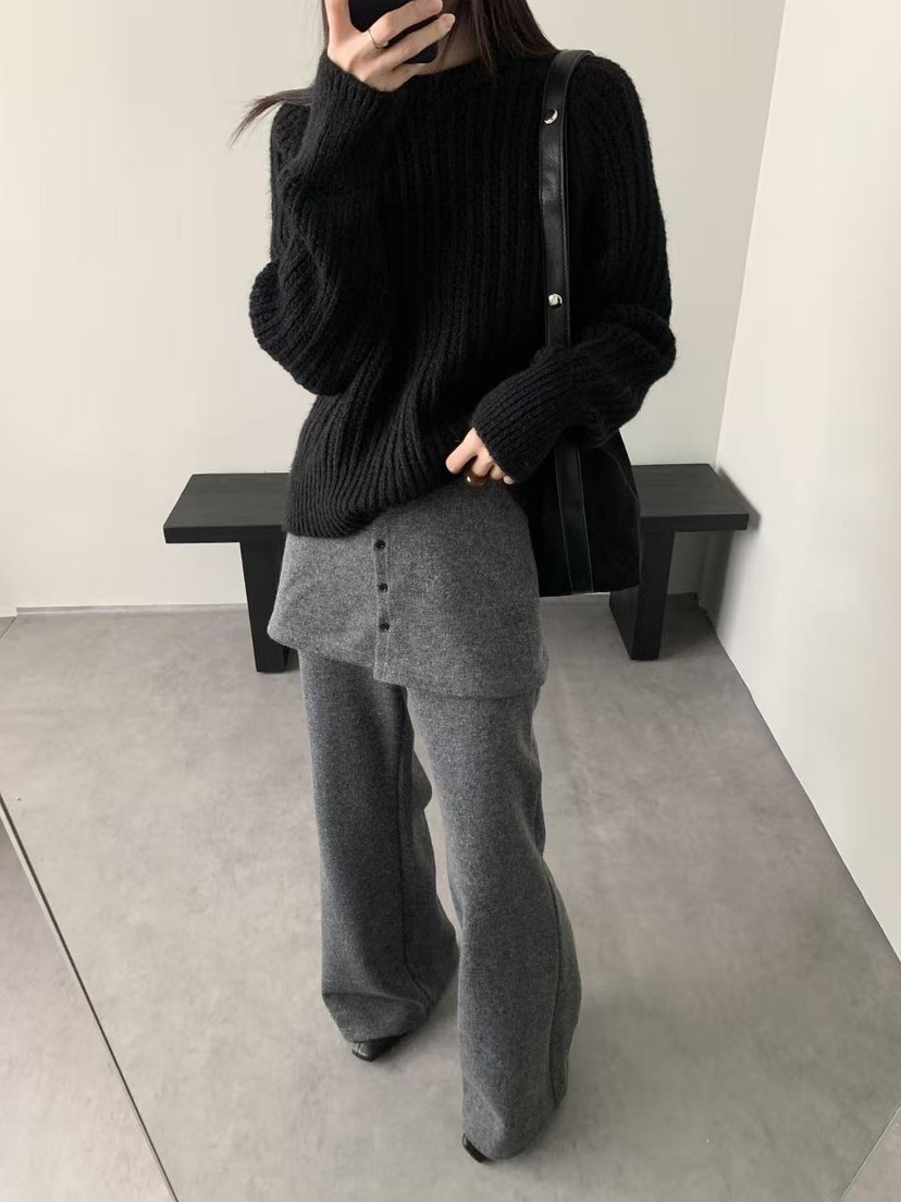 BONHEUR韓國代購女裝新款時尚推薦真品休閑人氣熱賣針織衫BONHEUR-2件起針織衫