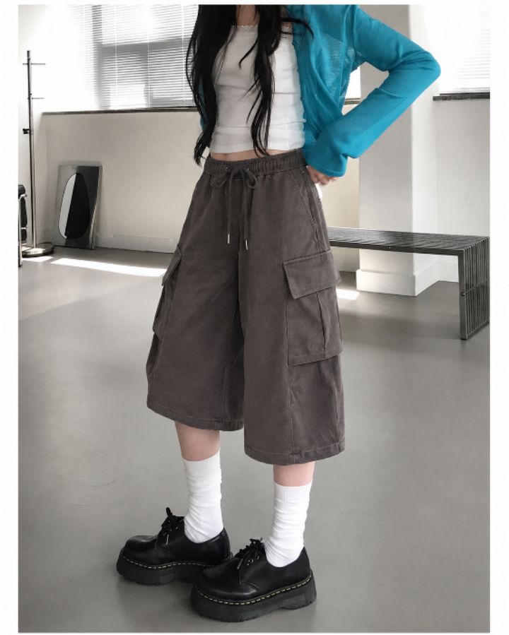 HEY/TO SEWING東大門實拍女裝新品推薦熱賣人氣短褲棉質BY HEY/TO SEWING短褲