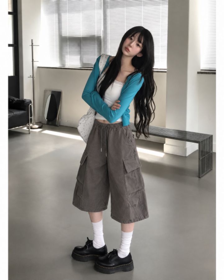 HEY/TO SEWING東大門實拍女裝新品推薦熱賣人氣短褲棉質BY HEY/TO SEWING短褲
